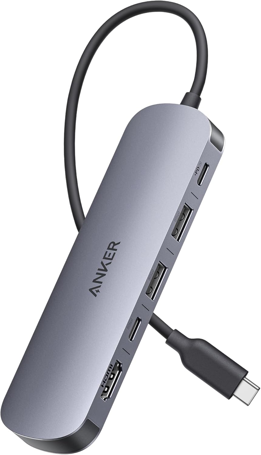 Anker Nano USB-C ハブ (7-in-1, 4K, HDMI) の外観