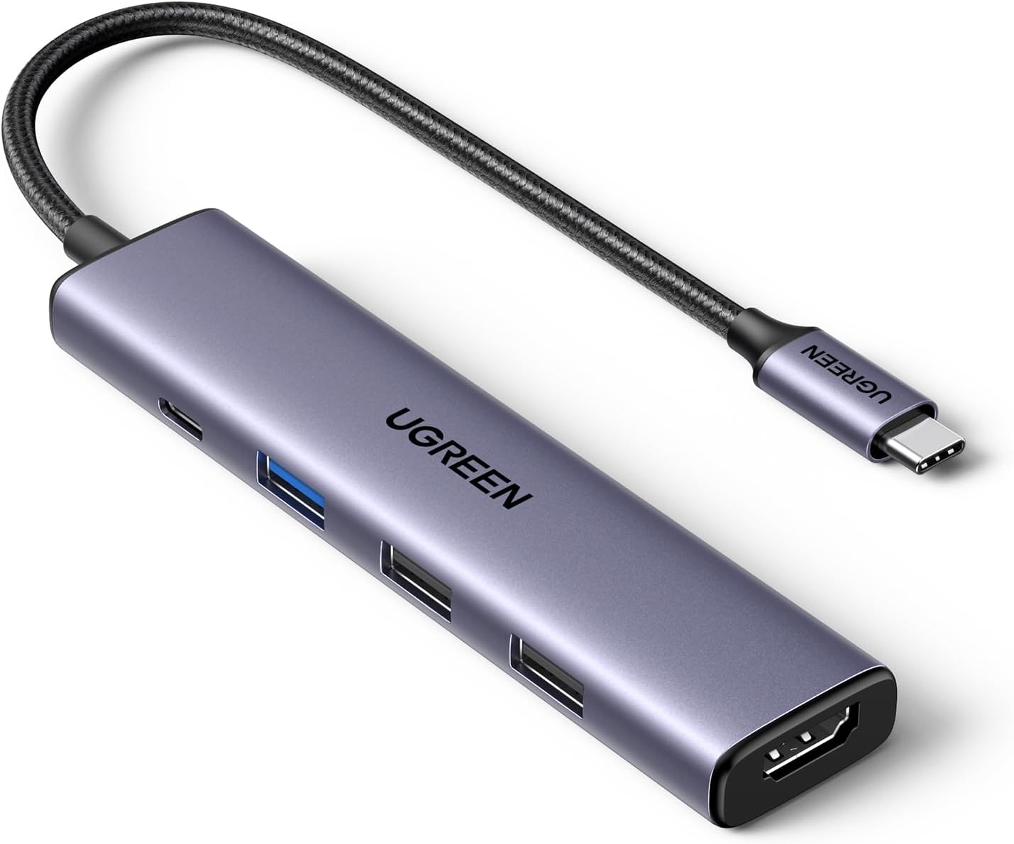 UGREEN Revodok 105 USB C ハブ 5-in-1 の外観
