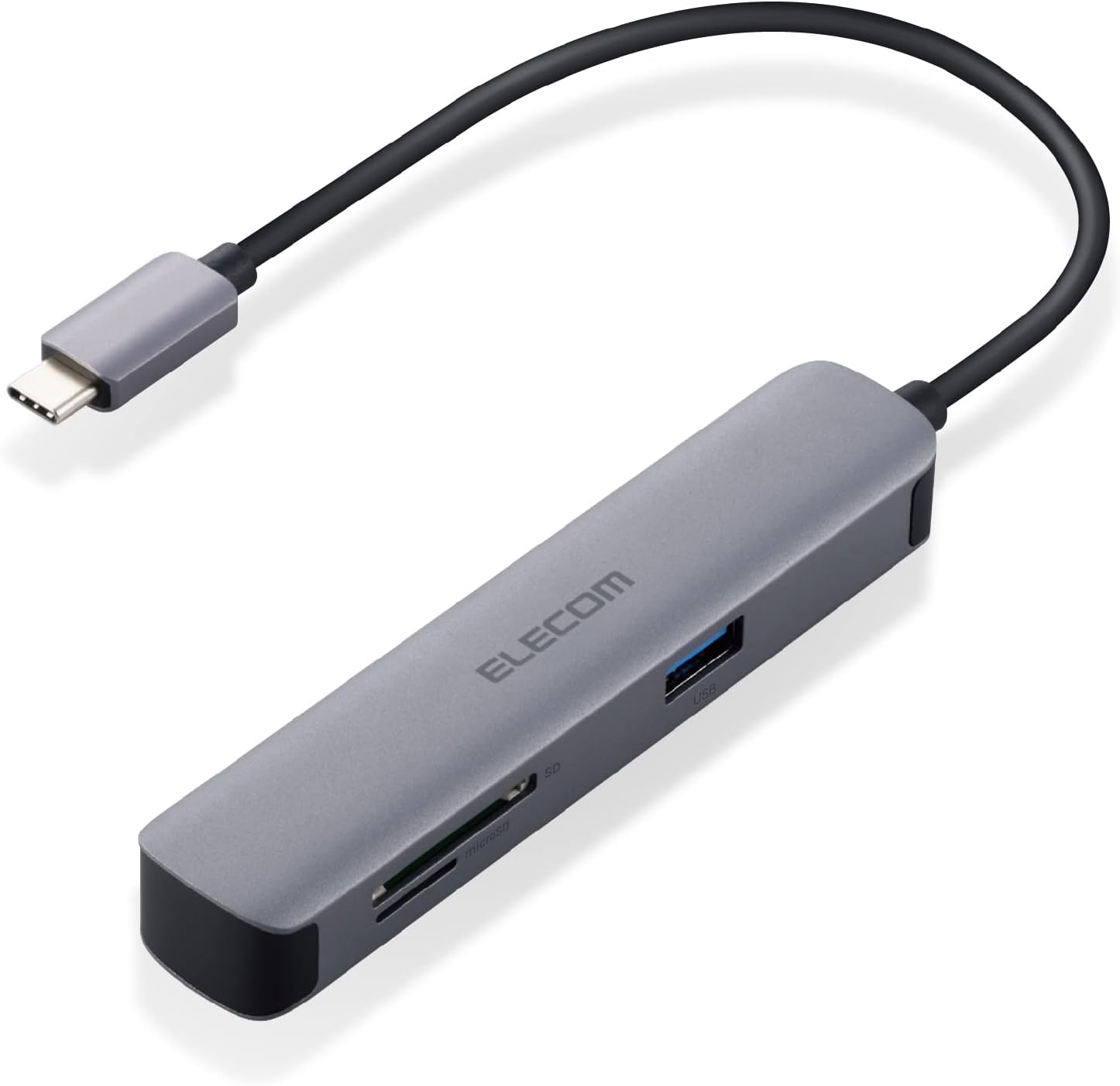 エレコム USB Type-C ハブ ドッキングステーション 5-in-1 の外観